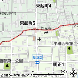 愛知県名古屋市港区明正1丁目116周辺の地図