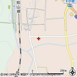 兵庫県丹波市柏原町下小倉516-1周辺の地図