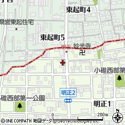 名古屋明正郵便局周辺の地図