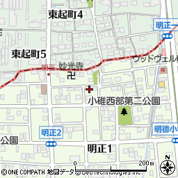 愛知県名古屋市港区明正1丁目129周辺の地図