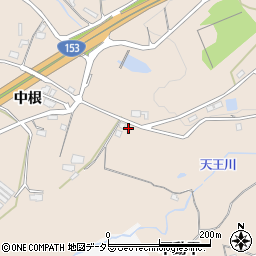 愛知県豊田市勘八町中根95-5周辺の地図