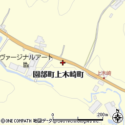 京都府南丹市園部町上木崎町（年ノ森）周辺の地図
