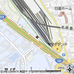 愛知県日進市赤池町箕ノ手42周辺の地図