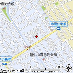 住友林業株式会社　滋賀支店近江八幡展示場周辺の地図