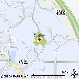 千葉県鴨川市八色372周辺の地図