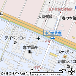 笹本鈑金工業所周辺の地図