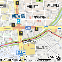 個室空間 湯葉豆腐料理 千年の宴 新瑞橋駅前店周辺の地図