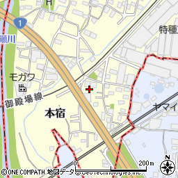 静岡県駿東郡長泉町本宿672周辺の地図