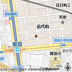 愛知県名古屋市瑞穂区苗代町23-10周辺の地図