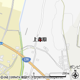 岡山県苫田郡鏡野町上森原周辺の地図