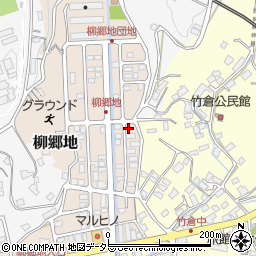 静岡県三島市柳郷地77-8周辺の地図