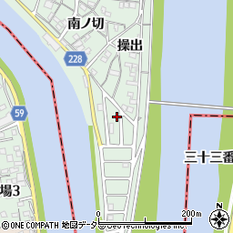 愛知県名古屋市中川区下之一色町三角204周辺の地図