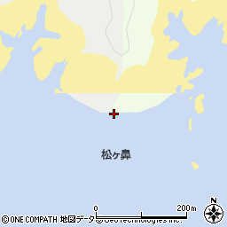 松ケ鼻周辺の地図