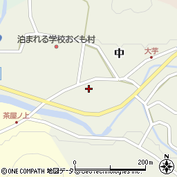 兵庫県丹波篠山市中520-2周辺の地図