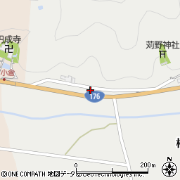 兵庫県丹波市柏原町上小倉44-1周辺の地図