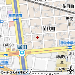 愛知県名古屋市瑞穂区苗代町23周辺の地図