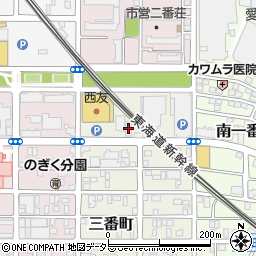 白鳥周辺の地図