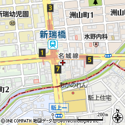 愛知県名古屋市瑞穂区瑞穂通8丁目17周辺の地図