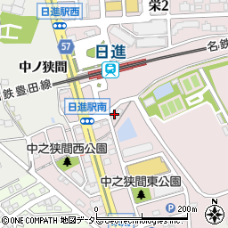 人情屋台日進駅前店周辺の地図