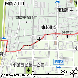 ときわすだれ　本舗周辺の地図