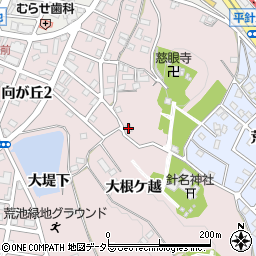 愛知県名古屋市天白区天白町大字平針大根ケ越周辺の地図