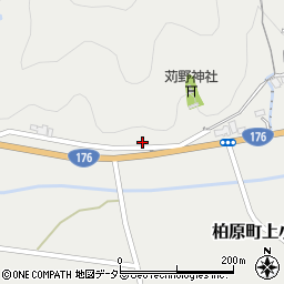 兵庫県丹波市柏原町上小倉57周辺の地図