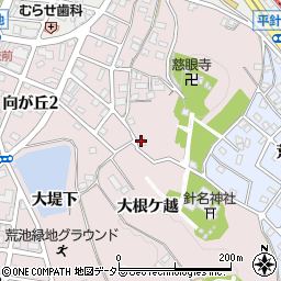 愛知県名古屋市天白区天白町大字平針（大根ケ越）周辺の地図