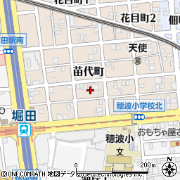 愛知県名古屋市瑞穂区苗代町22周辺の地図