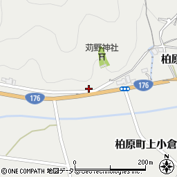 兵庫県丹波市柏原町上小倉59周辺の地図