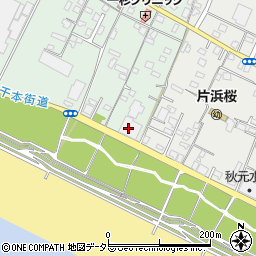 秋元水産株式会社　本社工場周辺の地図