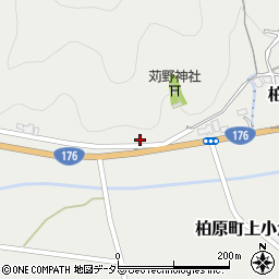 兵庫県丹波市柏原町上小倉58周辺の地図
