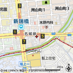 千年の宴 新瑞橋駅前店周辺の地図