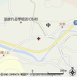 兵庫県丹波篠山市中532-1周辺の地図