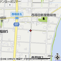 愛知県名古屋市港区西福田周辺の地図