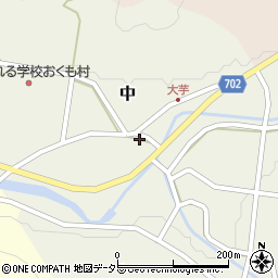兵庫県丹波篠山市中556-1周辺の地図