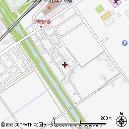 滋賀県近江八幡市日吉野町603周辺の地図
