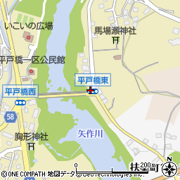 平戸橋東周辺の地図