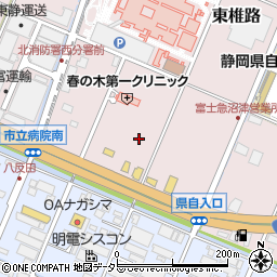 静岡県沼津市東椎路周辺の地図