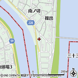 愛知県名古屋市中川区下之一色町三角107周辺の地図