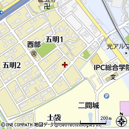 愛知県弥富市五明1丁目110周辺の地図