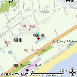 鴨川館周辺の地図