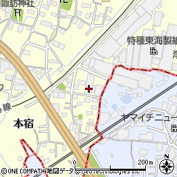 静岡県駿東郡長泉町本宿622-1周辺の地図