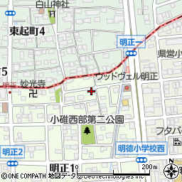 愛知県名古屋市港区明正1丁目87周辺の地図