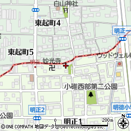 愛知県名古屋市港区明正1丁目100周辺の地図