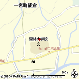 兵庫県宍粟市一宮町能倉861周辺の地図