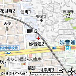 愛知県名古屋市瑞穂区佃町2丁目27周辺の地図