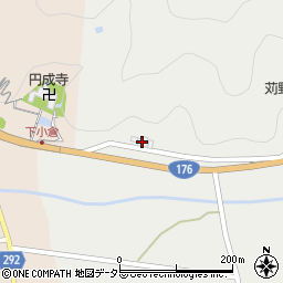 兵庫県丹波市柏原町上小倉50周辺の地図