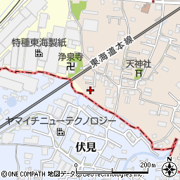 静岡県駿東郡長泉町竹原5-5周辺の地図