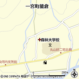兵庫県宍粟市一宮町能倉859周辺の地図