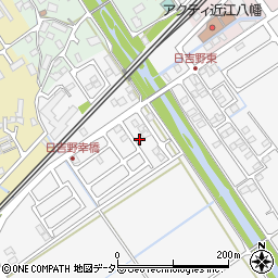 滋賀県近江八幡市日吉野町631周辺の地図